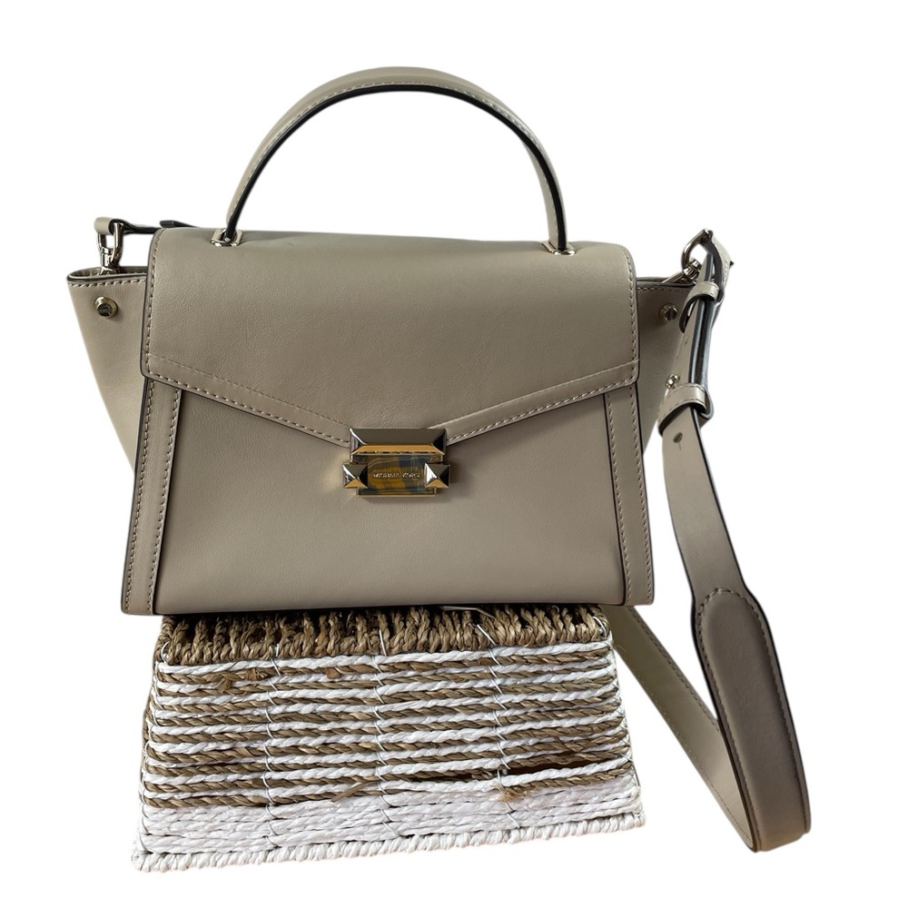 Michael Kors Whitney Beige Satchel Bag, ECU